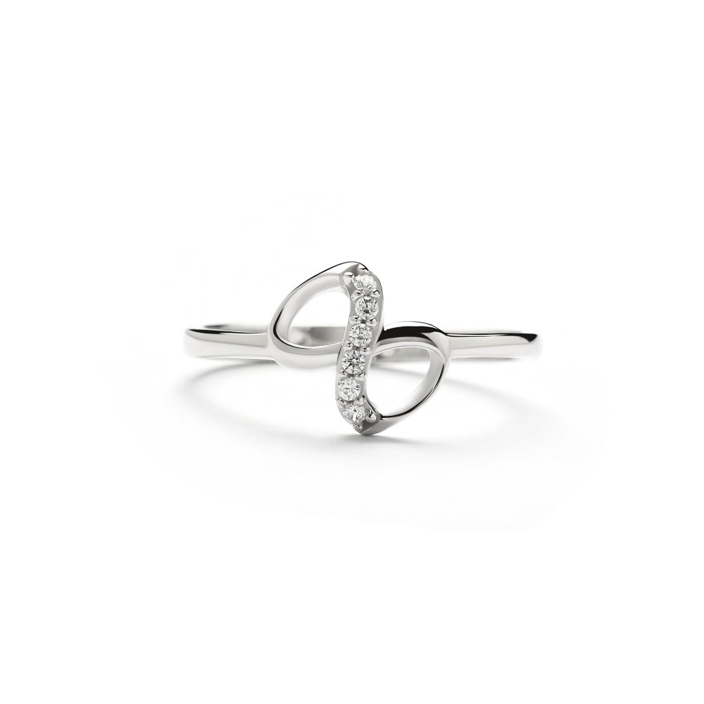 Aurora Cincin Emas 18K - Ivana