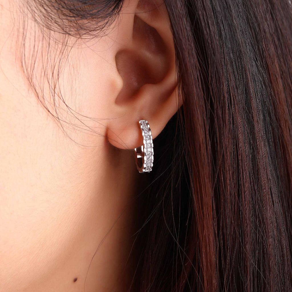 Aurora Anting Emas 18K - Elegance 003