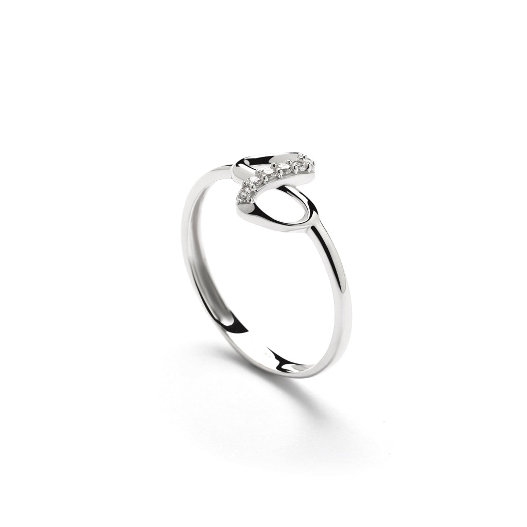 Aurora Cincin Emas 18K - Ivana