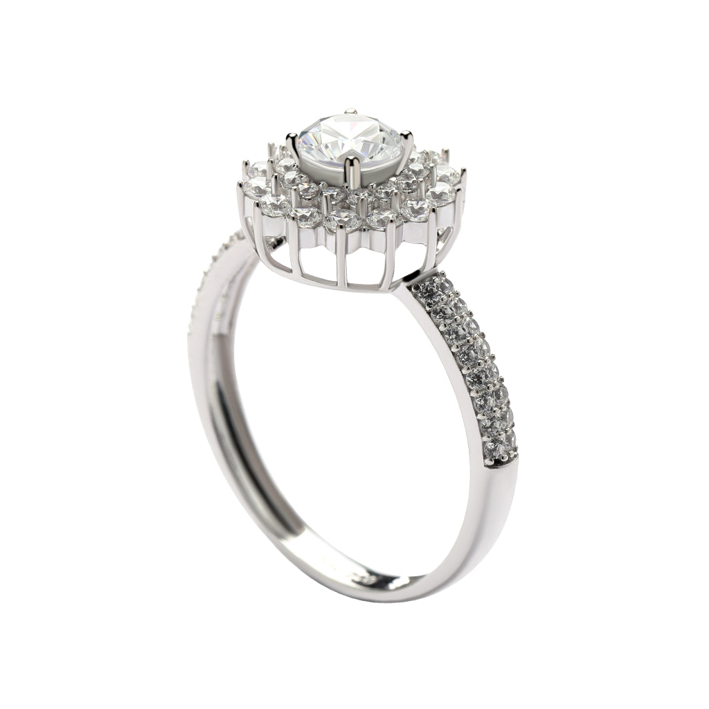 Aurora Cincin Emas 18K - Seraphine 01