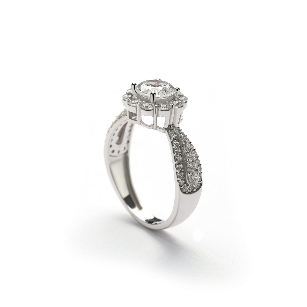 Aurora Cincin Emas 18K - Seraphine 03