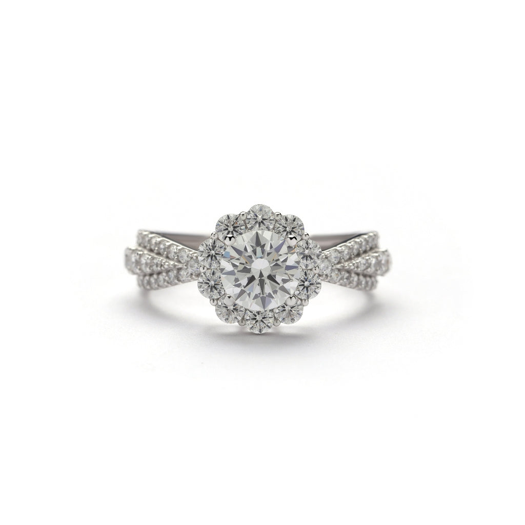 Aurora Cincin Emas 18K - Seraphine 03