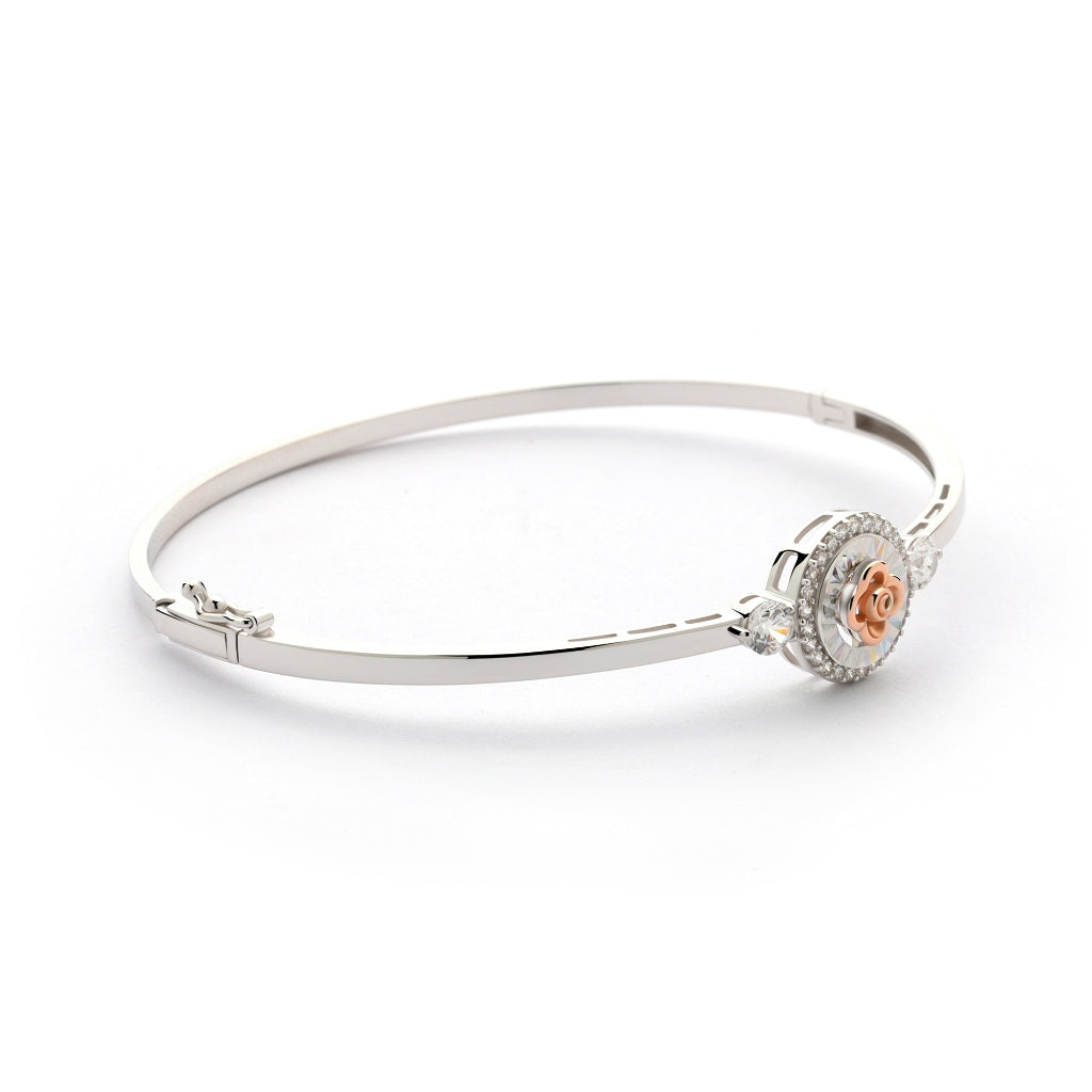 Aurora Gold - Gelang Emas 18K - Sparla Bangle - Roses Collection