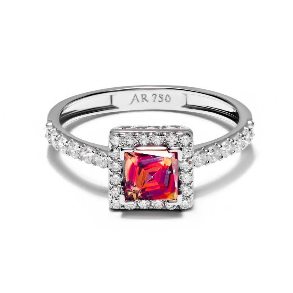 Aurora Gold - Cincin Emas 18K - Qara Ring - Moonlight Vibrant