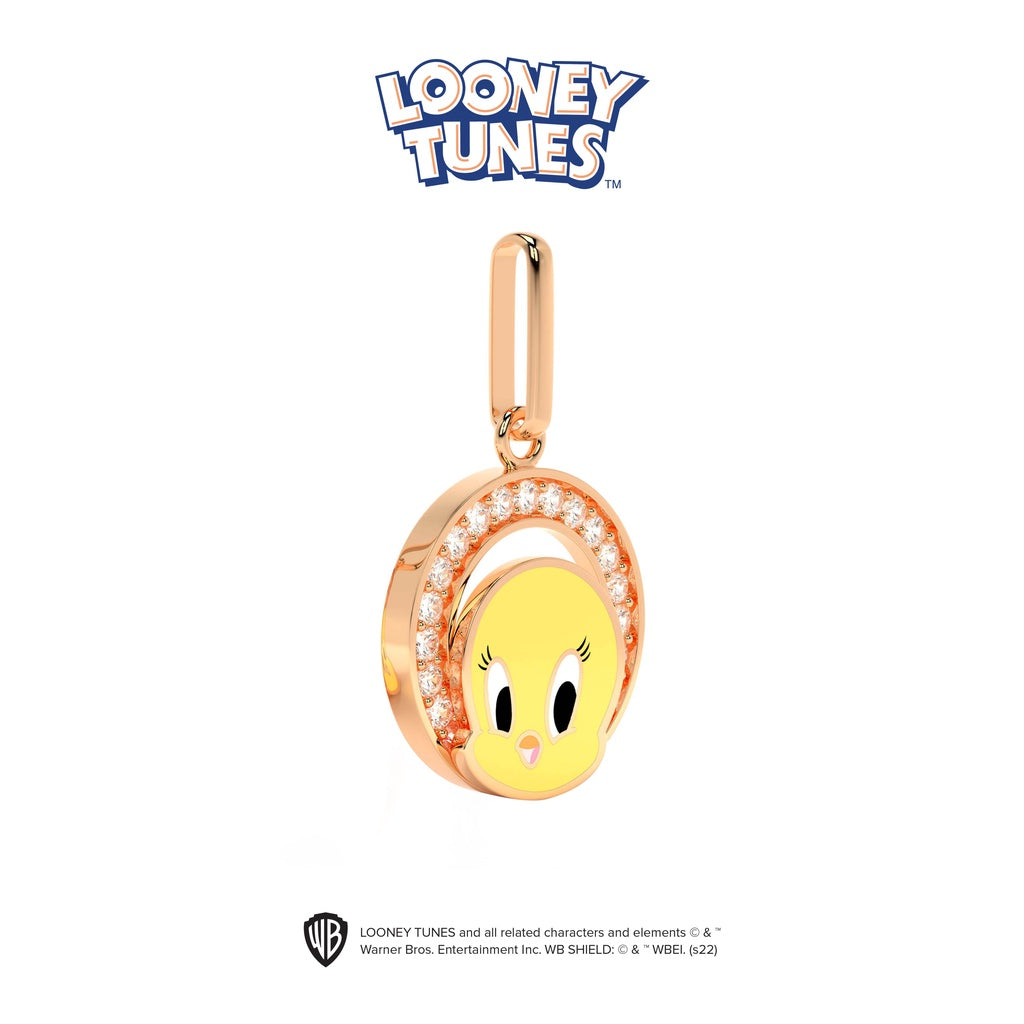 Aurora Liontin Emas Anak 18K - Looney Tunes 003 Gold Pendant
