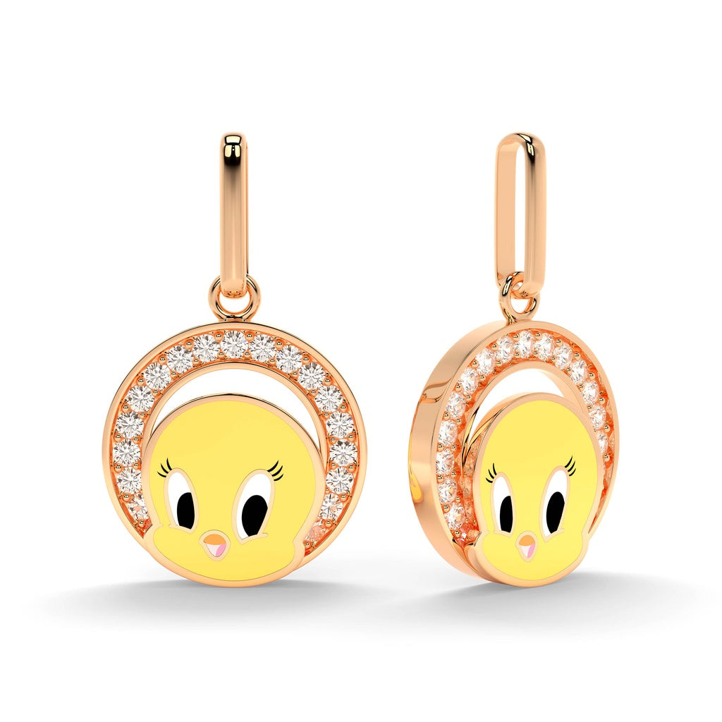 Aurora Liontin Emas Anak 18K - Looney Tunes 003 Gold Pendant