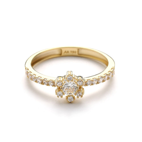 Load image 1 in gallery view. Aurora Cincin Emas 18K - Daisy 00001