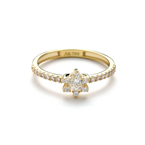 Load image 1 in gallery view. Aurora cincin emas 18K - Daisy 00004