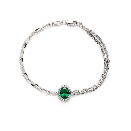 Load image 1 in gallery view. Aurora Gelang Emas18K - Emera 4