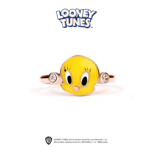 Load image 1 in gallery view. Aurora Cincin Emas Anak 18K - Looney Tunes 00001