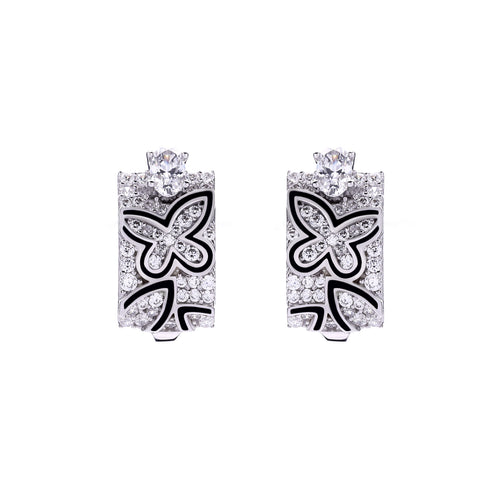 Load image 1 in gallery view. Aurora Anting Emas 18K - Flower Tattoo 002