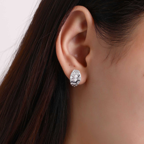 Load image 1 in gallery view. Aurora Anting Emas 18K - Flower Tattoo 003