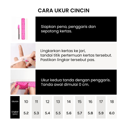 Load image 1 in gallery view. Aurora Cincin Emas 18K - Flower Tattoo 00001