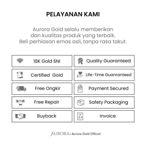 Load image 1 in gallery view. Aurora Cincin Emas 18K - Glaycia 01