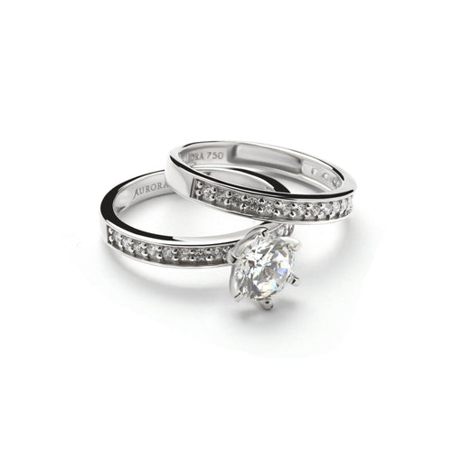 Load image 1 in gallery view. Aurora Cincin Emas 18K - Olivia 03