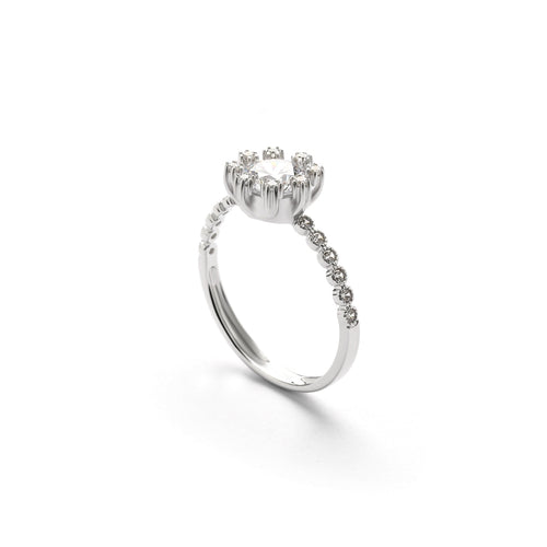 Load image 1 in gallery view. Aurora Cincin Emas 18K - Daisy 00003