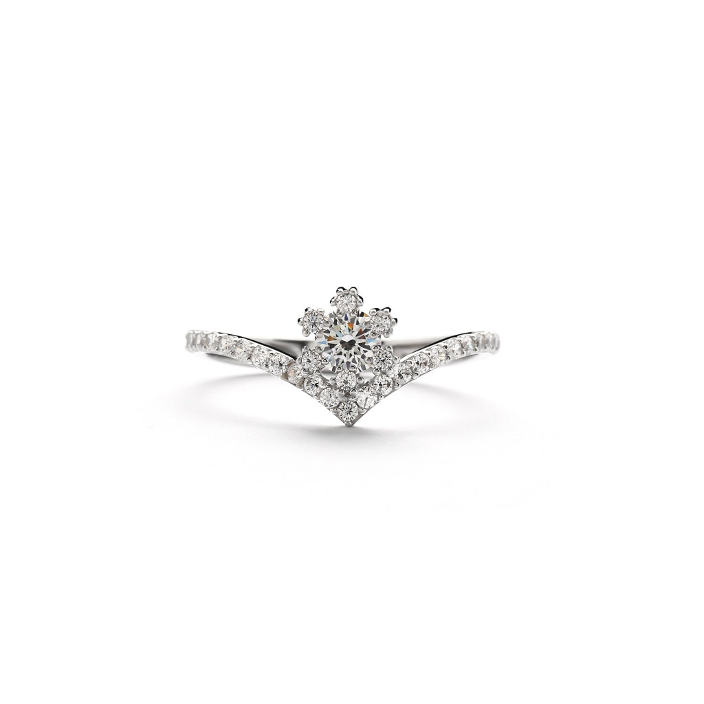 Aurora Cincin Emas 18K - Daisy 00005