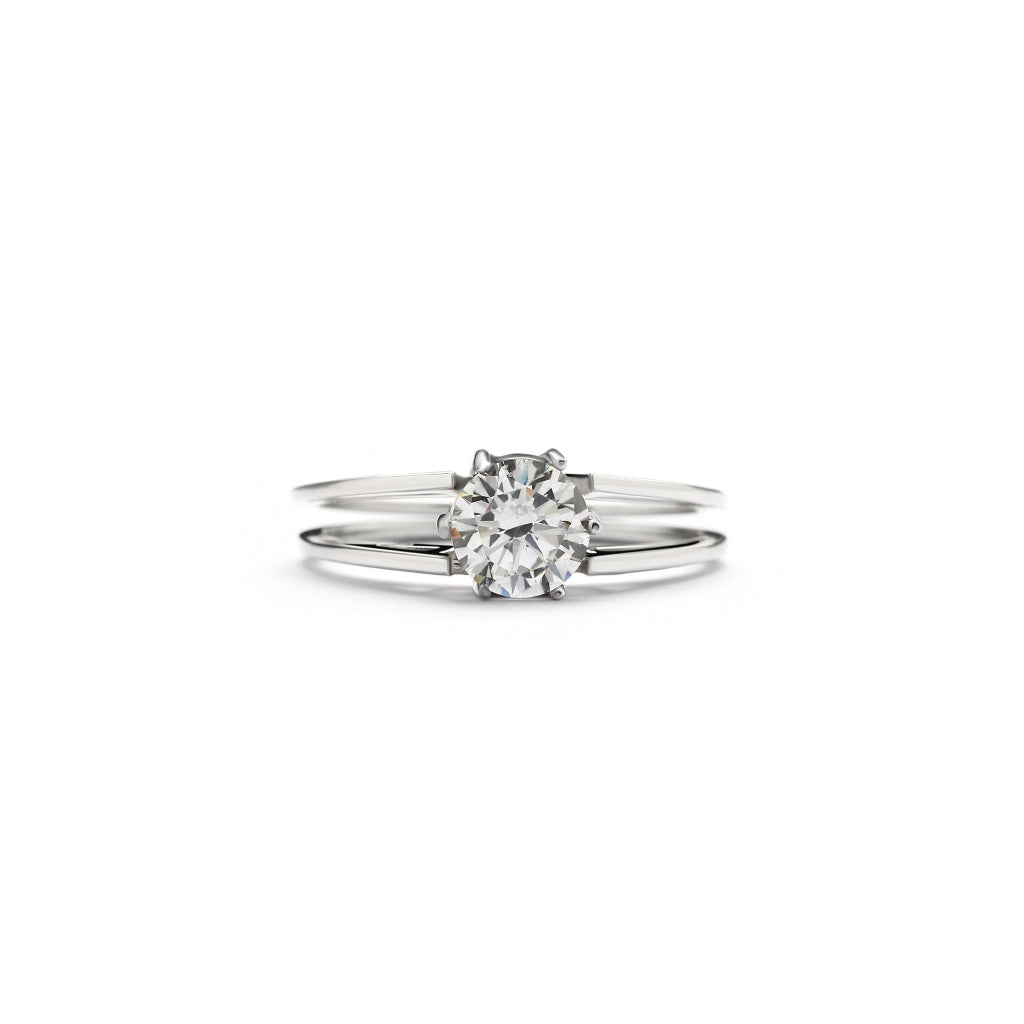 Aurora Cincin Emas 18K - Elegance 00001