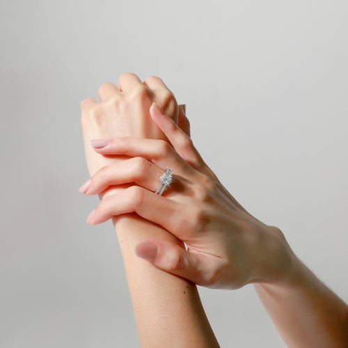 Load image 1 in gallery view. Aurora Cincin Emas 18K - Imperial Mozaic 00003