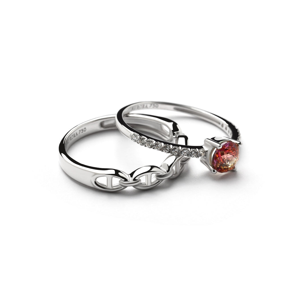 Aurora Cincin Emas 18K - Moonlight 04