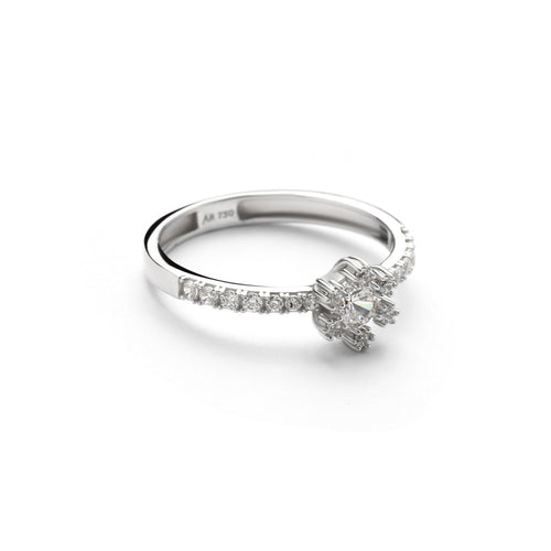 Load image 1 in gallery view. Aurora Cincin Emas 18K - Daisy 00001