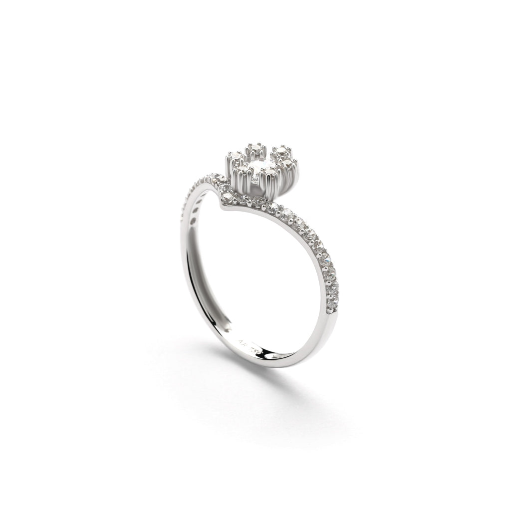 Aurora Cincin Emas 18K - Daisy 00005