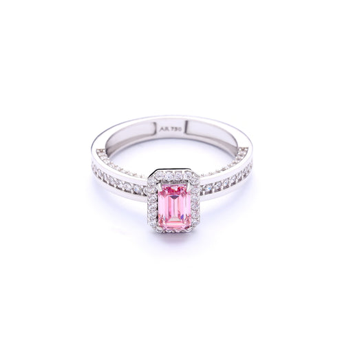 Load image 1 in gallery view. Aurora Cincin Emas 18K - Pinkish