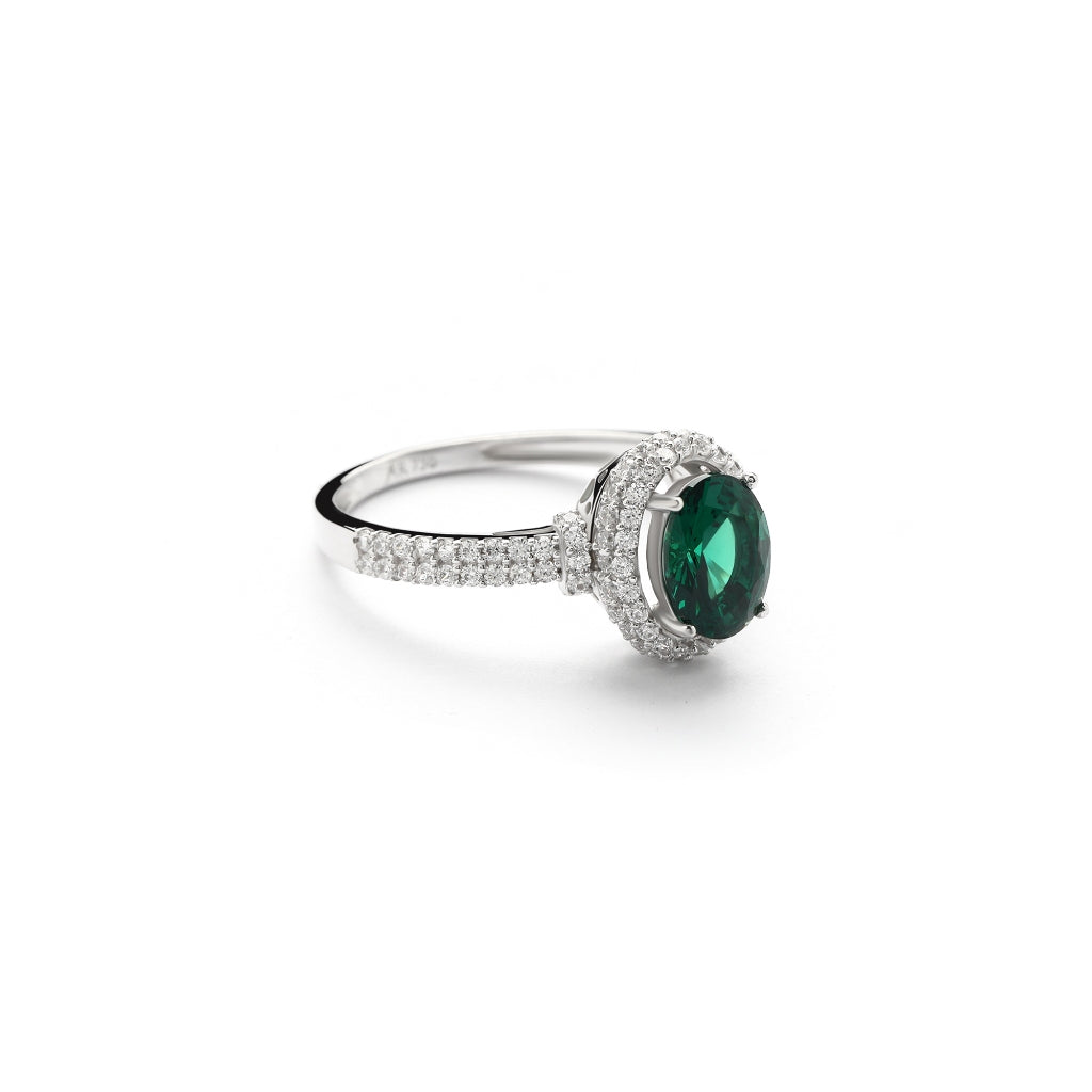 Aurora Cincin Emas 18K - Emera 00005