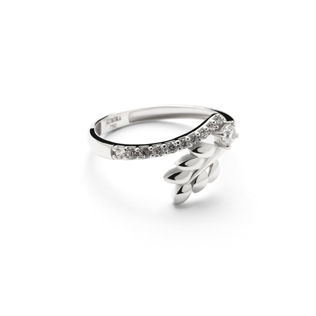 Aurora Cincin Emas 18K - Natura 03
