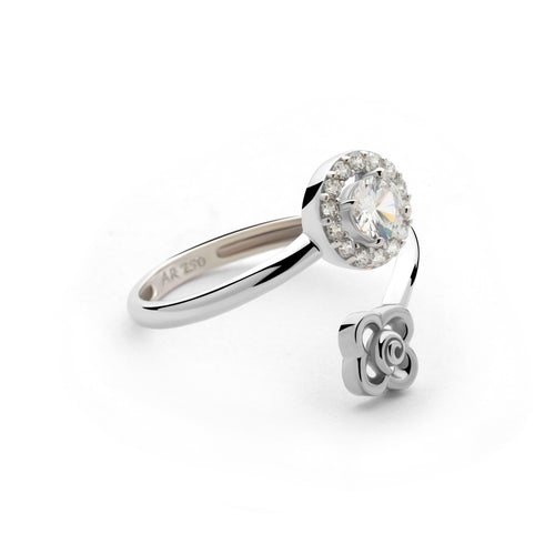 Load image 1 in gallery view. Aurora Gold - Cincin Emas 18K - Varda Ring