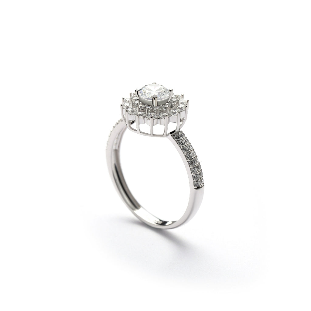 Aurora Cincin Emas 18K - Seraphine 01