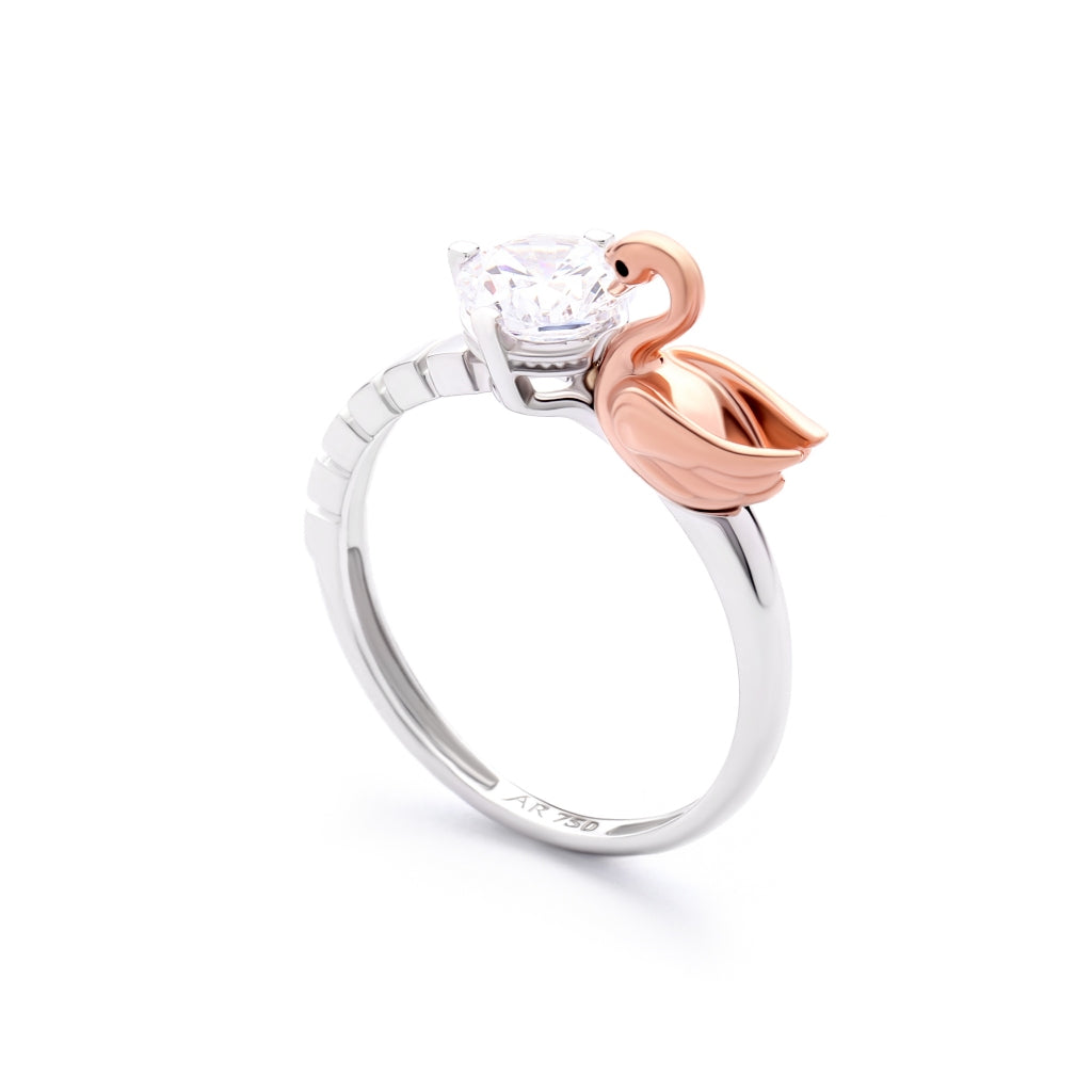 Aurora Cincin Emas 18K - New Anima 0001 Gold Ring