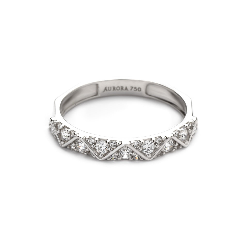 Aurora Cincin Emas 18K - Chantrea 37 Gold Ring