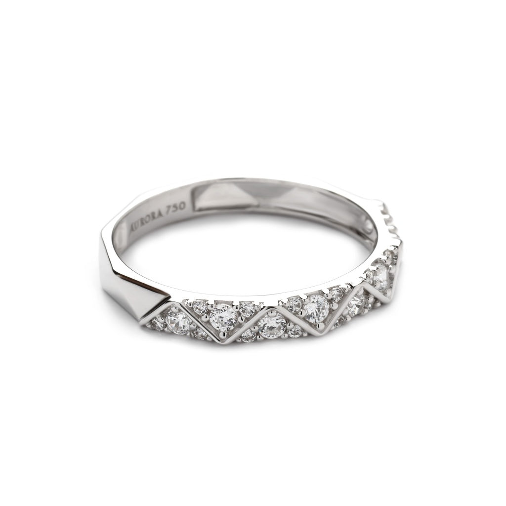 Aurora Cincin Emas 18K - Chantrea 37 Gold Ring