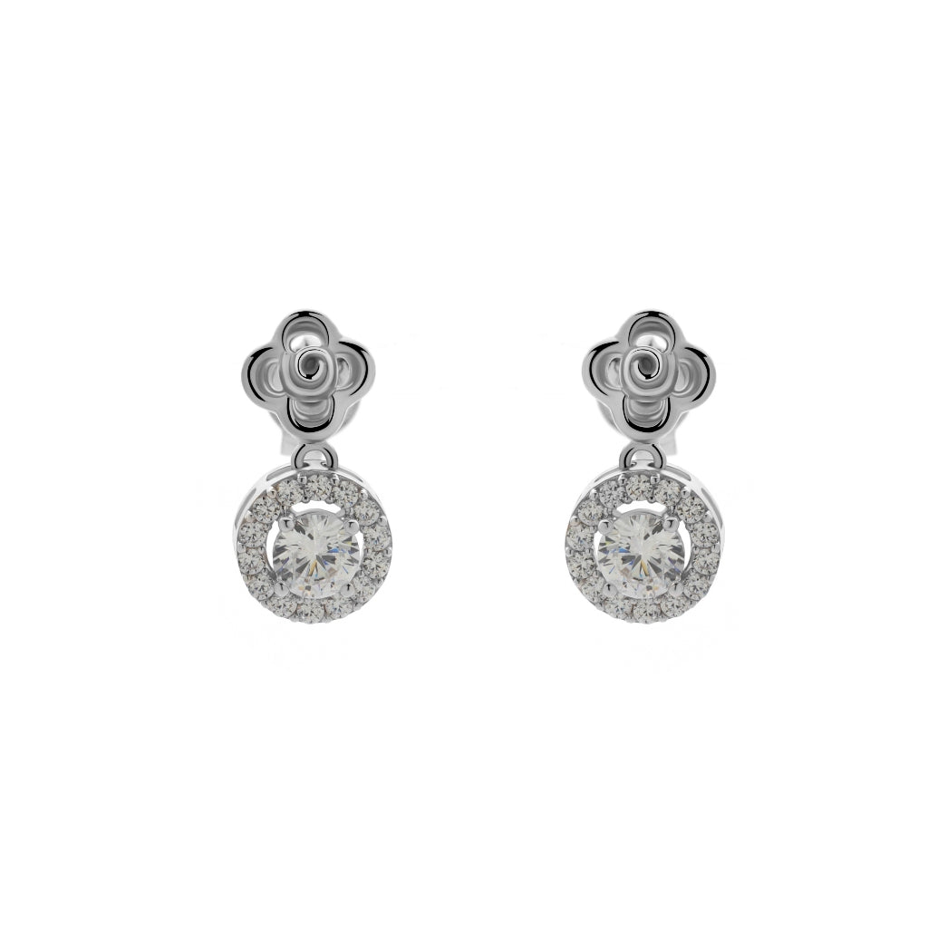 Aurora Gold - Anting Emas Tusuk 18K - Adisa Earring - Roses Collection