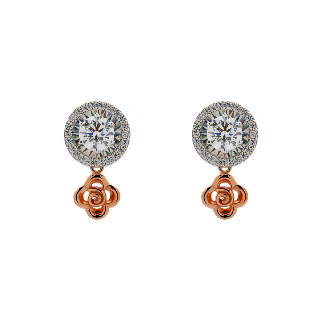 Aurora Gold - Anting Emas Tusuk 18K - Araya Earring - Roses Collection