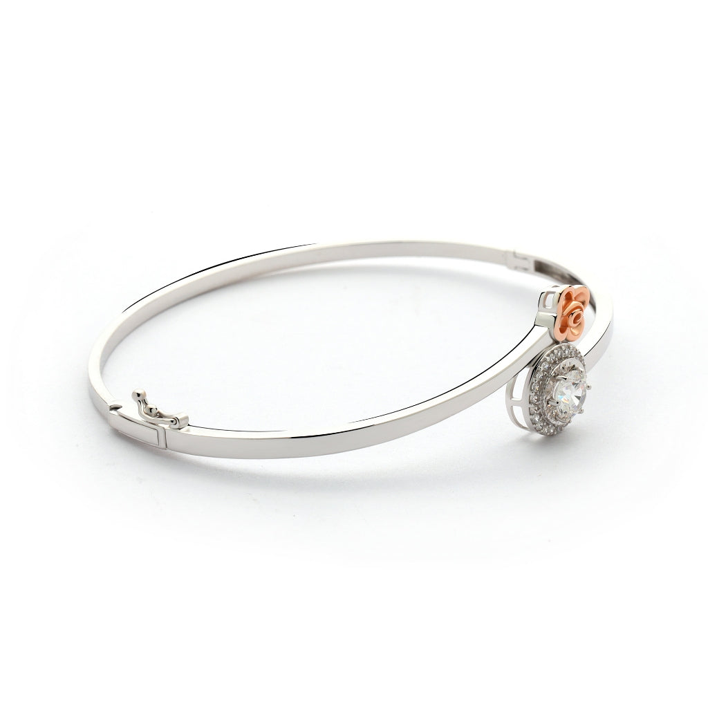Aurora Gold - Gelang Emas 18K - Araya Bangle  - Roses Collection