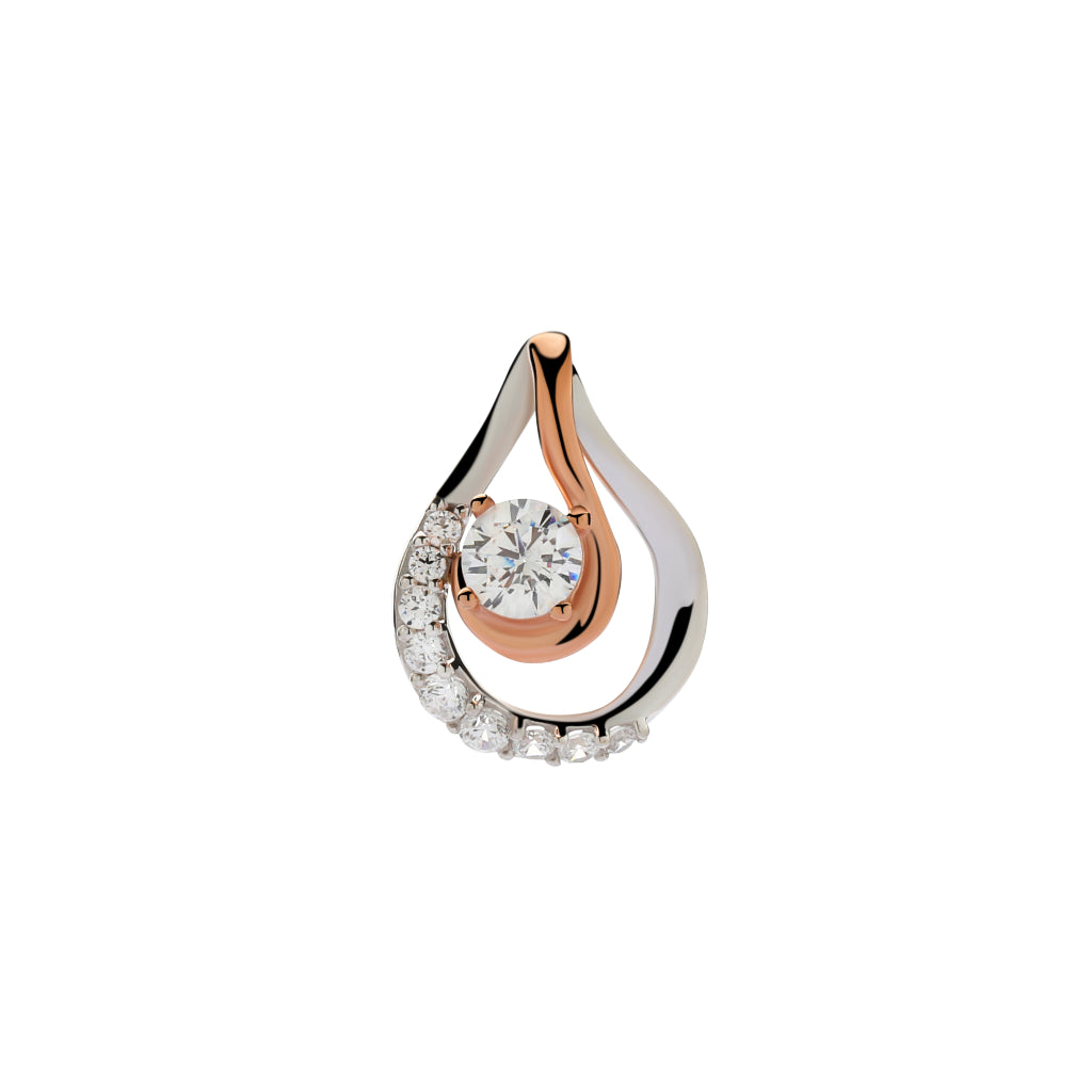 Aurora Gold - Liontin Emas 18K - Syara Pendant - Two Tone Collection