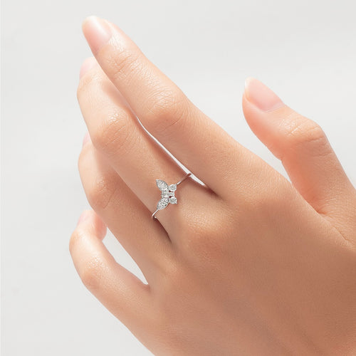 Load image 1 in gallery view. Aurora Gold - Cincin Emas 18K - Aria Ring