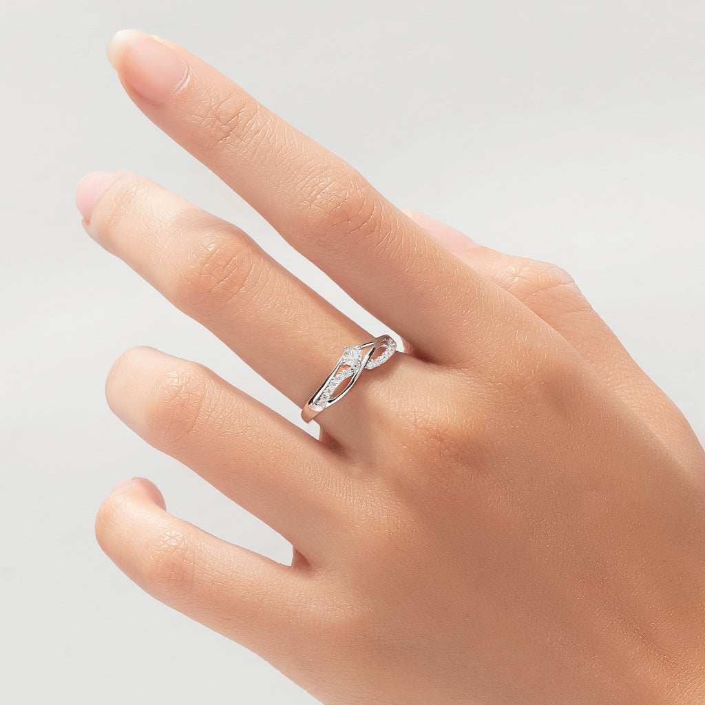 Aurora Gold - Cincin Emas 18K - Keith Ring