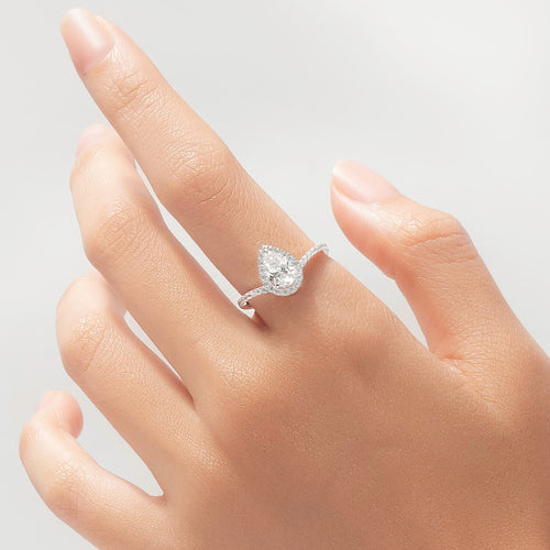 Load image 1 in gallery view. Aurora Gold - Cincin Emas 18K - Naura Ring