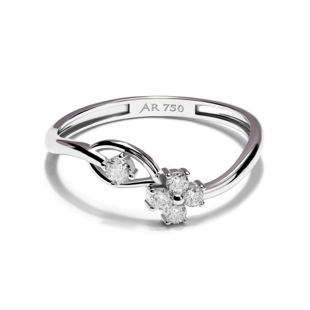 Aurora Gold - Cincin Emas 18K - Ella Ring