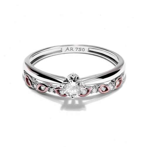 Load image 1 in gallery view. Aurora Gold - Cincin Emas 18K - Priya Ring