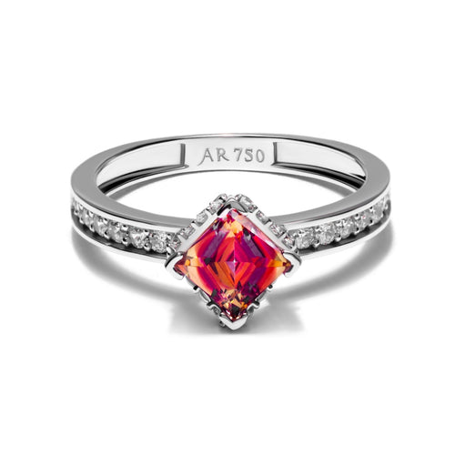 Load image 1 in gallery view. Aurora Gold - Cincin Emas 18K - Vava Ring - Moonlight Vibrant