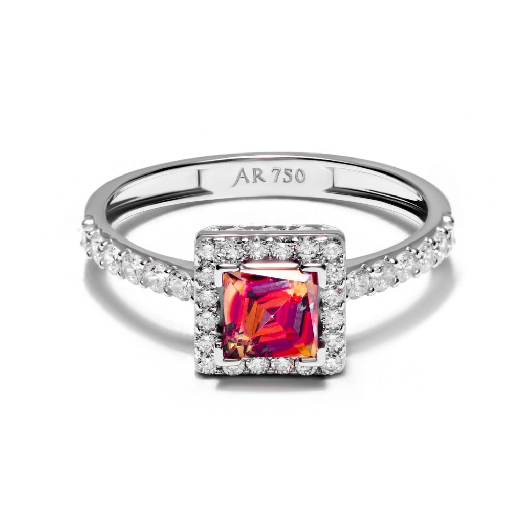 Aurora Gold - Cincin Emas 18K - Qara Ring - Moonlight Vibrant