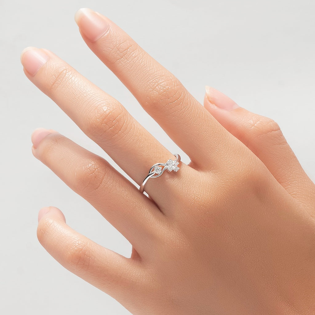 Aurora Gold - Cincin Emas 18K - Ella Ring