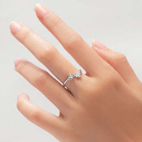 Load image 1 in gallery view. Aurora Gold - Cincin Emas 18K - Ella Ring