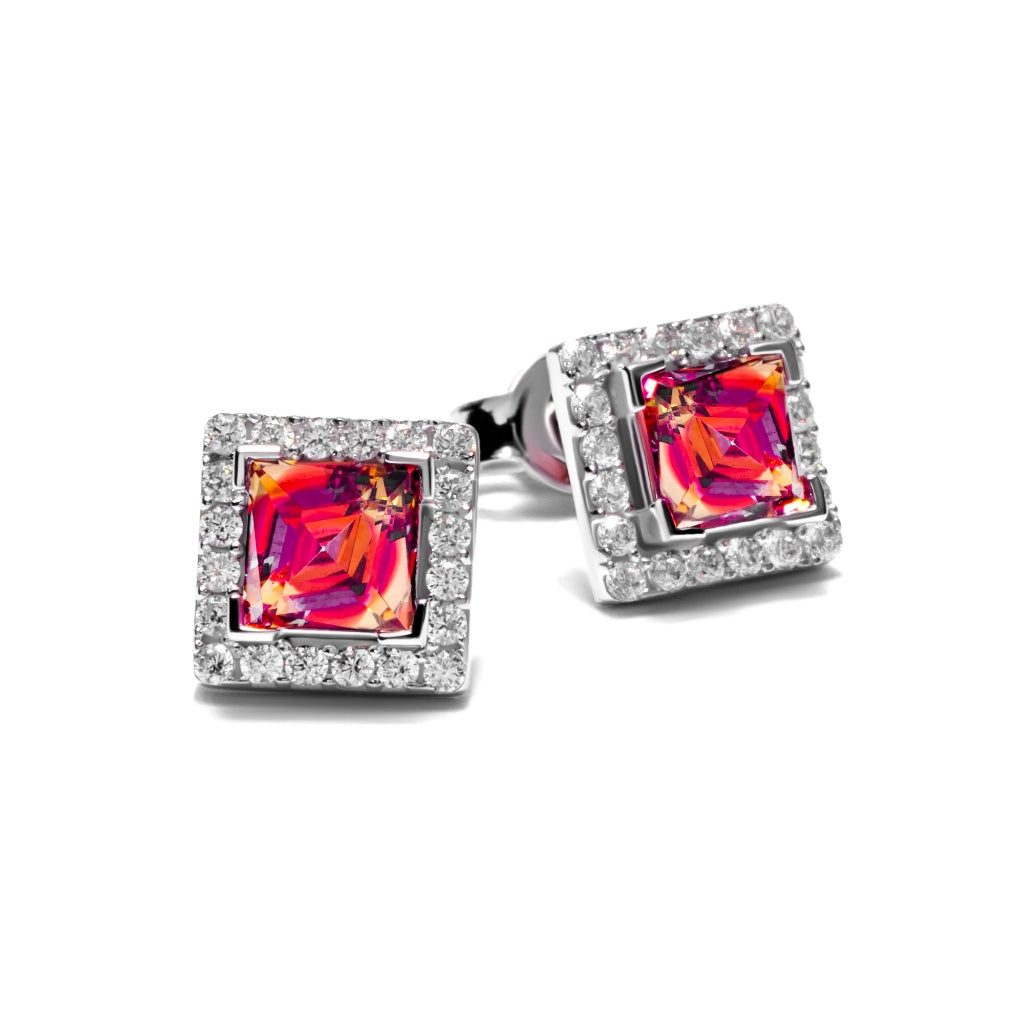 Aurora Gold - Anting Emas Tusuk 18K - Qara Earring - Moonlight Vibrant