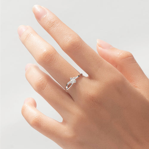 Load image 1 in gallery view. Aurora Gold - Cincin Emas 18K - Kalia Ring