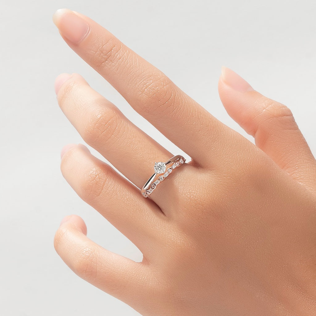 Aurora Gold - Cincin Emas 18K - Priya Ring